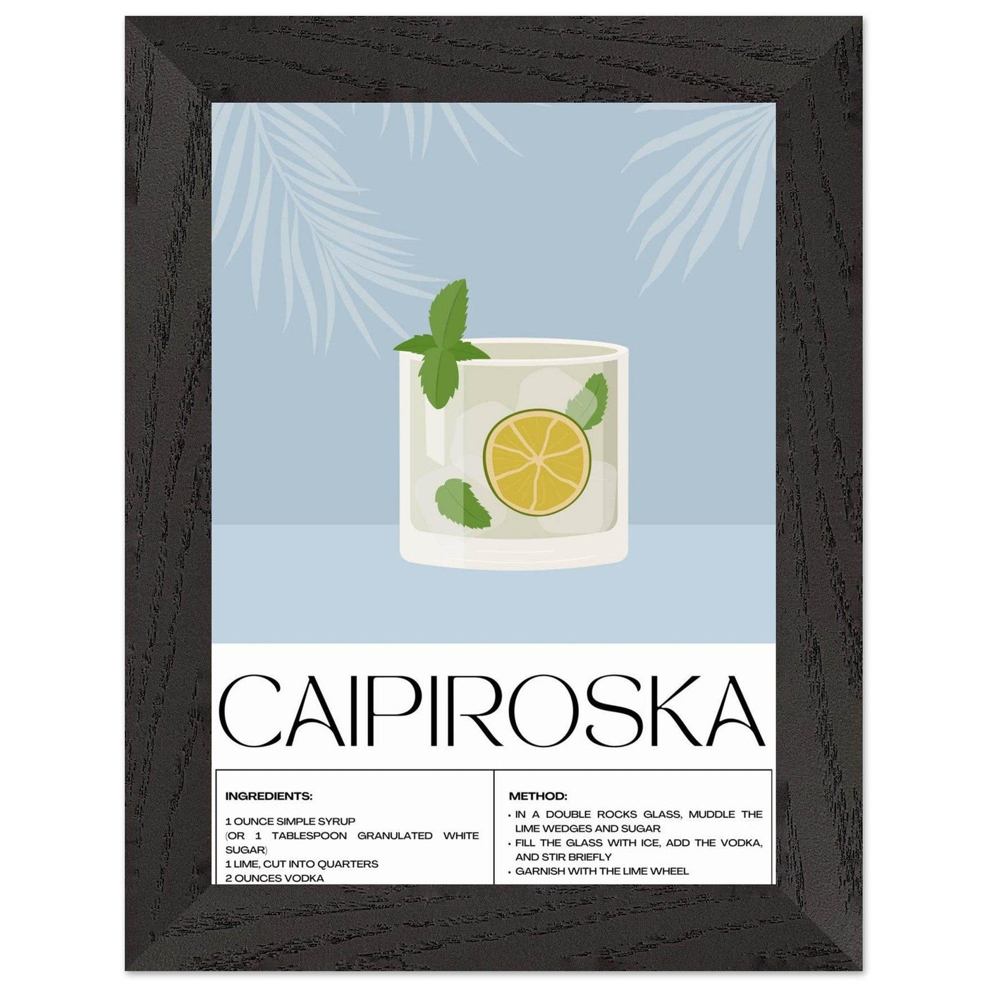 Caipiroska Cocktail Recipe - Vibrantwalls