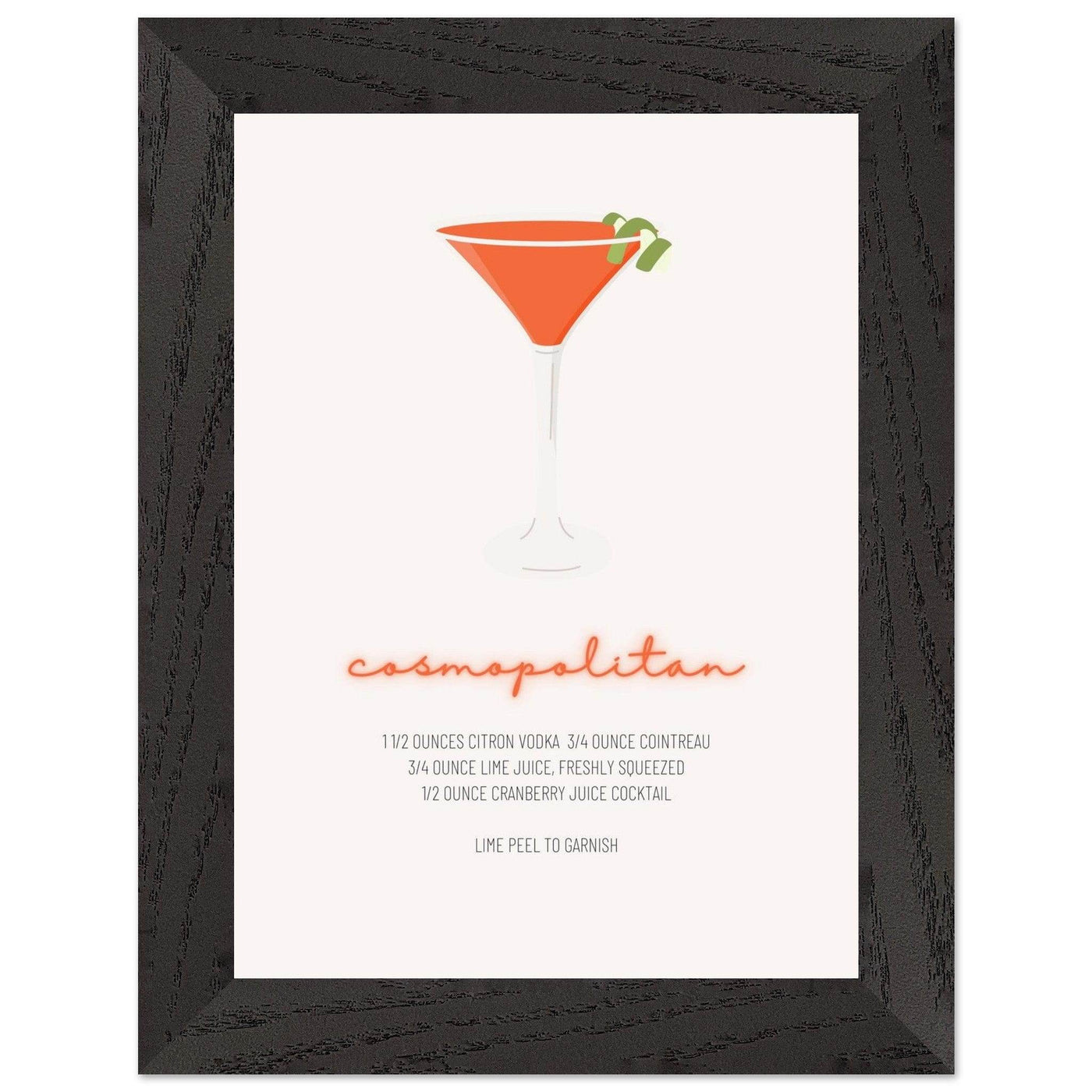Cosmopolitan Cocktail Recipe Pink Vodka Cranberry Drink - Refreshing Cocktail Delight - Vibrantwalls