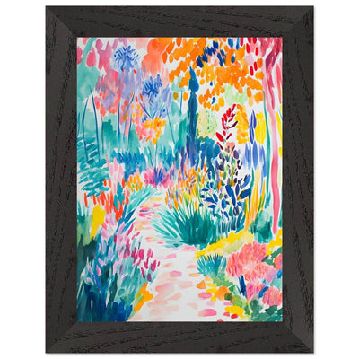 Vibrant Matisse Style Abstract Garden - Vibrantwalls