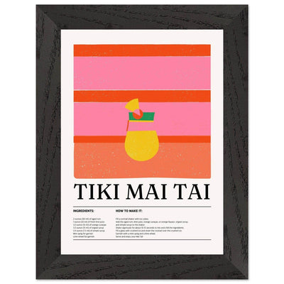 Vibrant Tiki Mai Tai Cocktail Recipe - Vibrantwalls