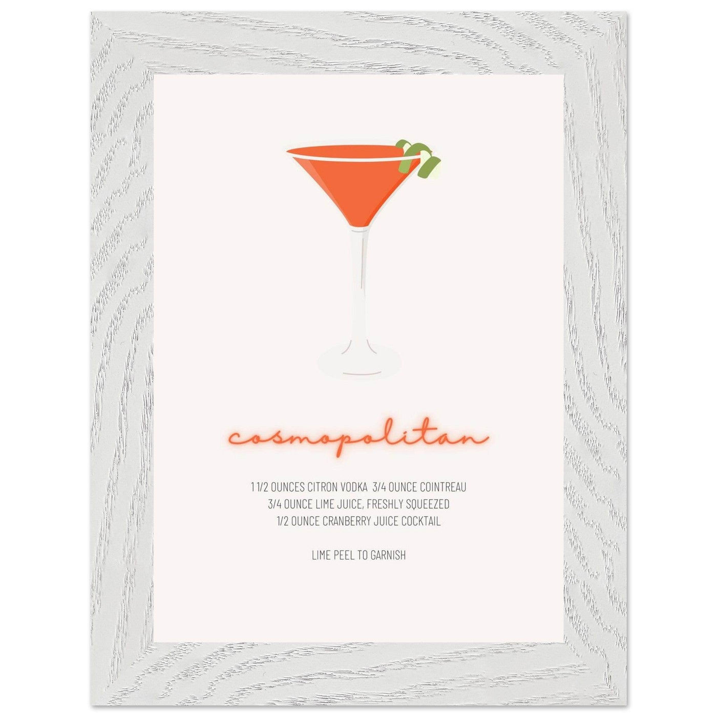 Cosmopolitan Cocktail Recipe Pink Vodka Cranberry Drink - Refreshing Cocktail Delight - Vibrantwalls