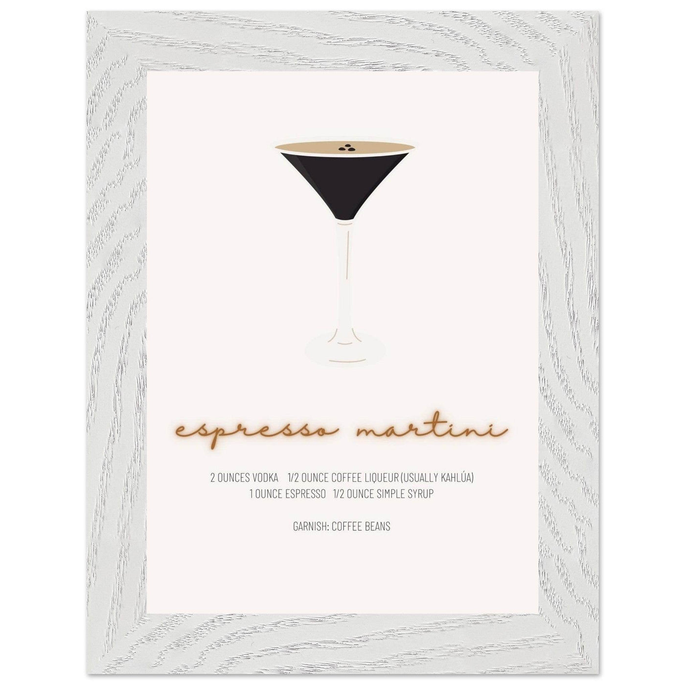 Espresso Martini Cocktail Recipe - Vibrantwalls