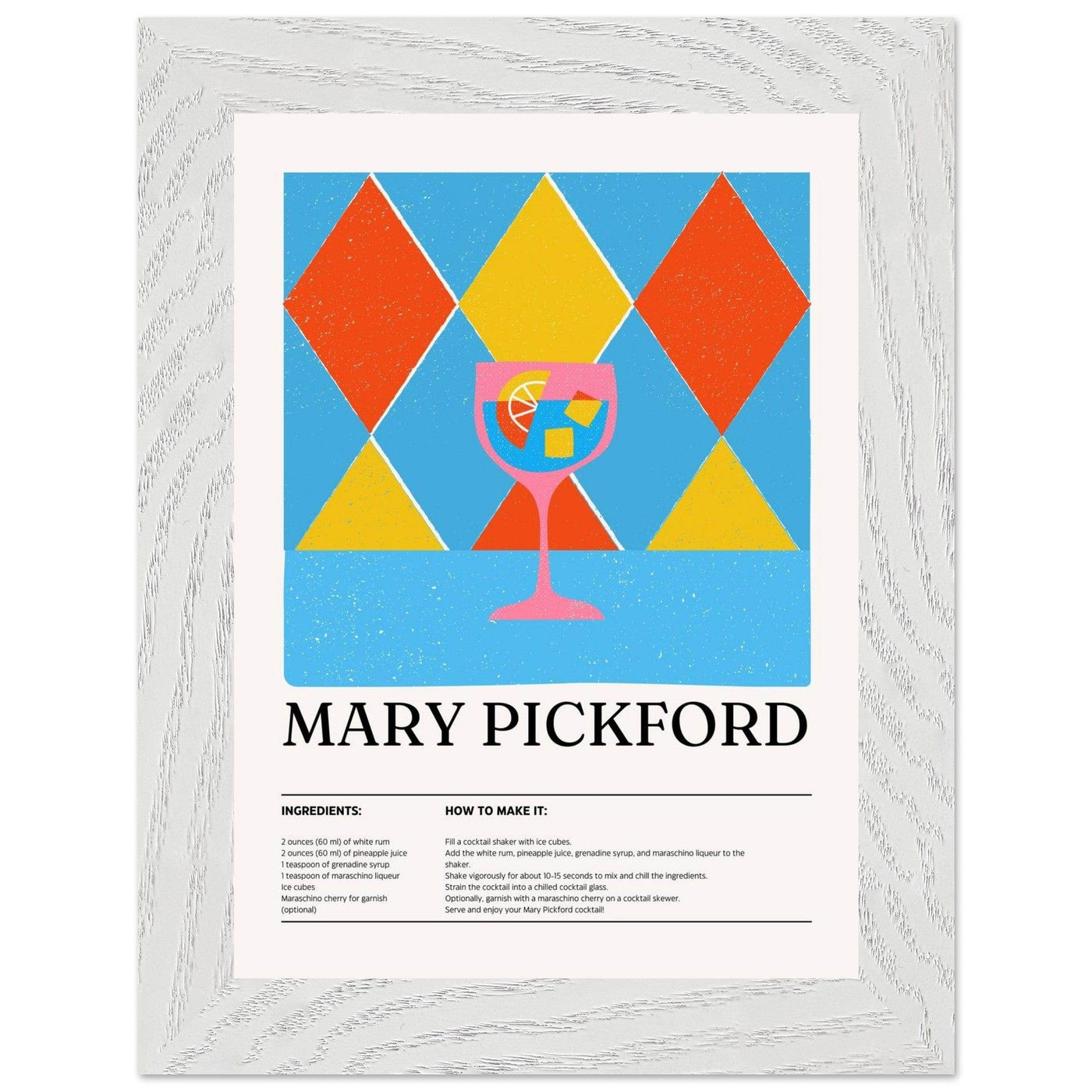 Mary Pickford Cocktail Recipe - Vibrantwalls