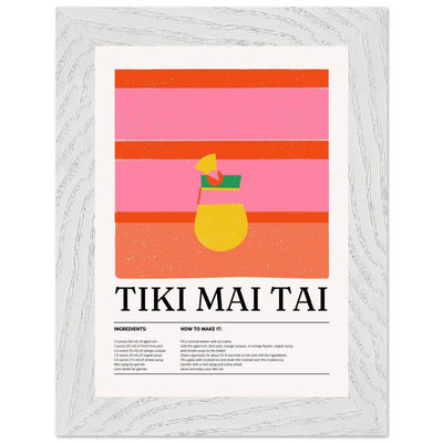 Vibrant Tiki Mai Tai Cocktail Recipe - Vibrantwalls