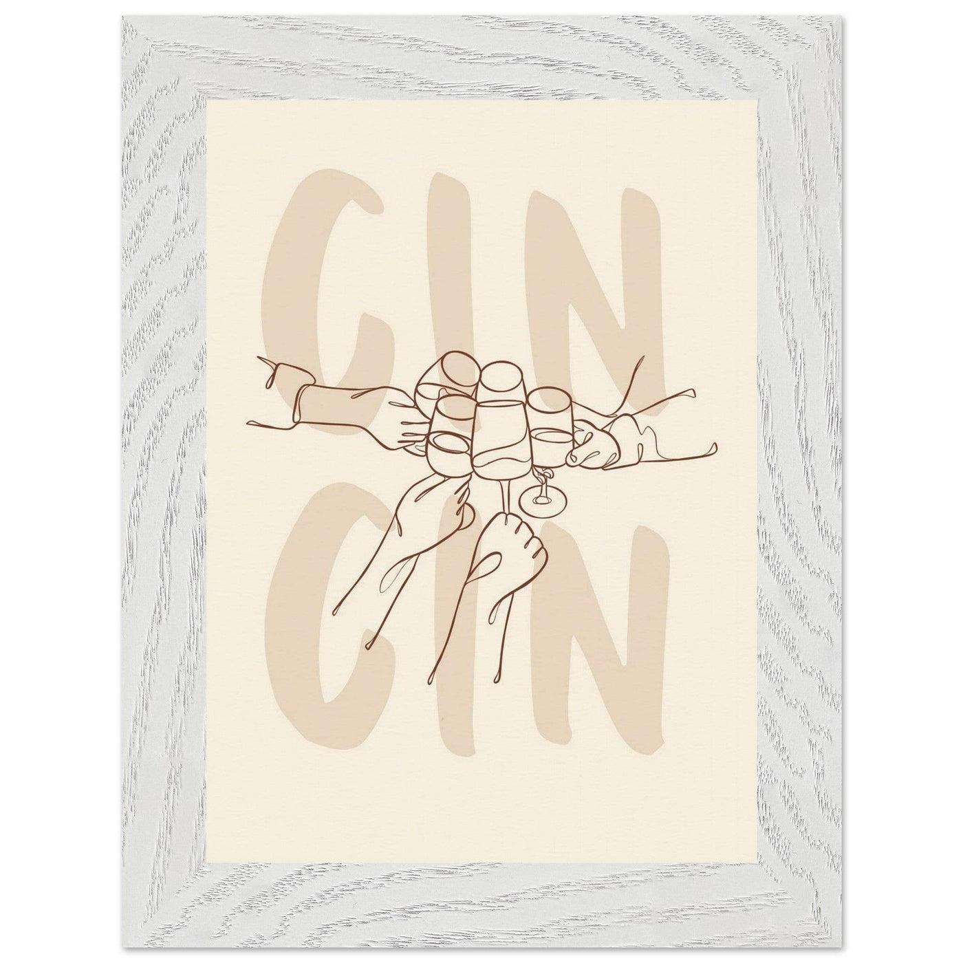 Framed Gin Quote Artwork for Gin Lovers - Perfect Decor for Home or Bar - Vibrantwalls