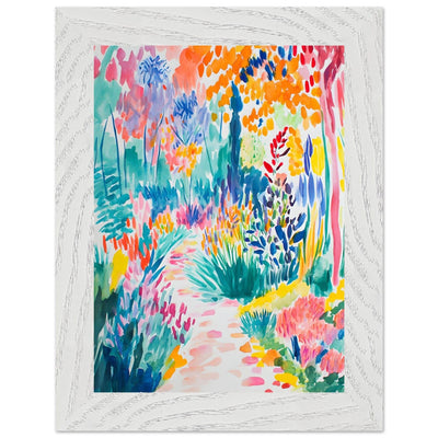Vibrant Matisse Style Abstract Garden - Vibrantwalls