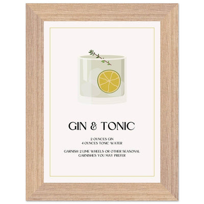 Chic Gin & Tonic Recipe - Vibrantwalls