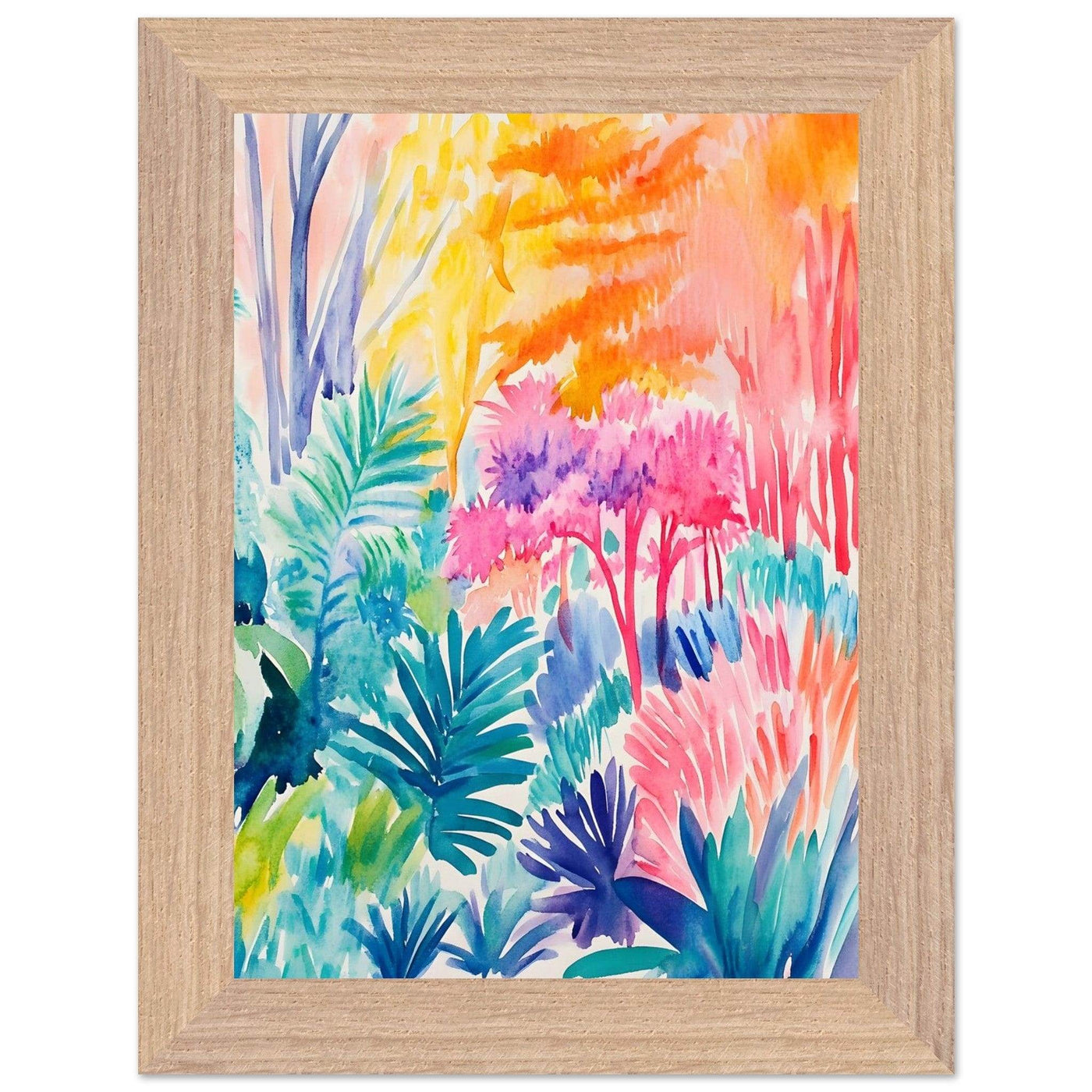 Vibrant Abstract Botanical Matisse Style - Vibrantwalls