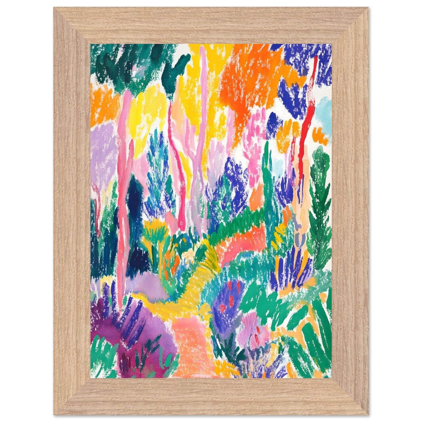 Vibrant Abstract Forest Henri Matisse - Vibrantwalls