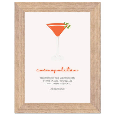 Cosmopolitan Cocktail Recipe Pink Vodka Cranberry Drink - Refreshing Cocktail Delight - Vibrantwalls