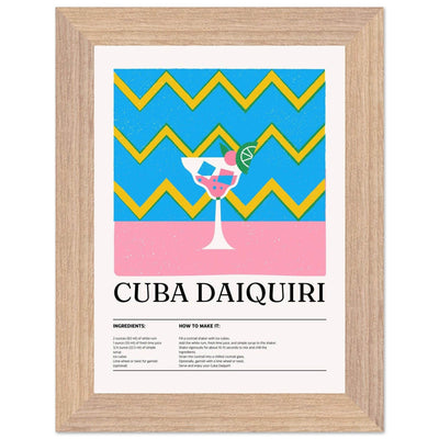 Cuba Daiquiri Cocktail Recipe - Vibrantwalls