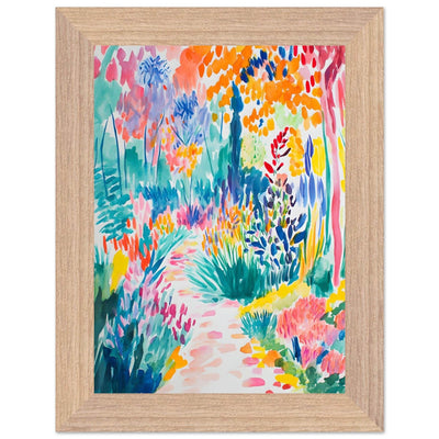 Vibrant Matisse Style Abstract Garden - Vibrantwalls