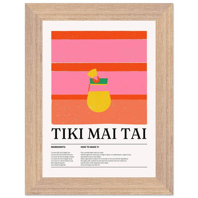 Vibrant Tiki Mai Tai Cocktail Recipe - Vibrantwalls