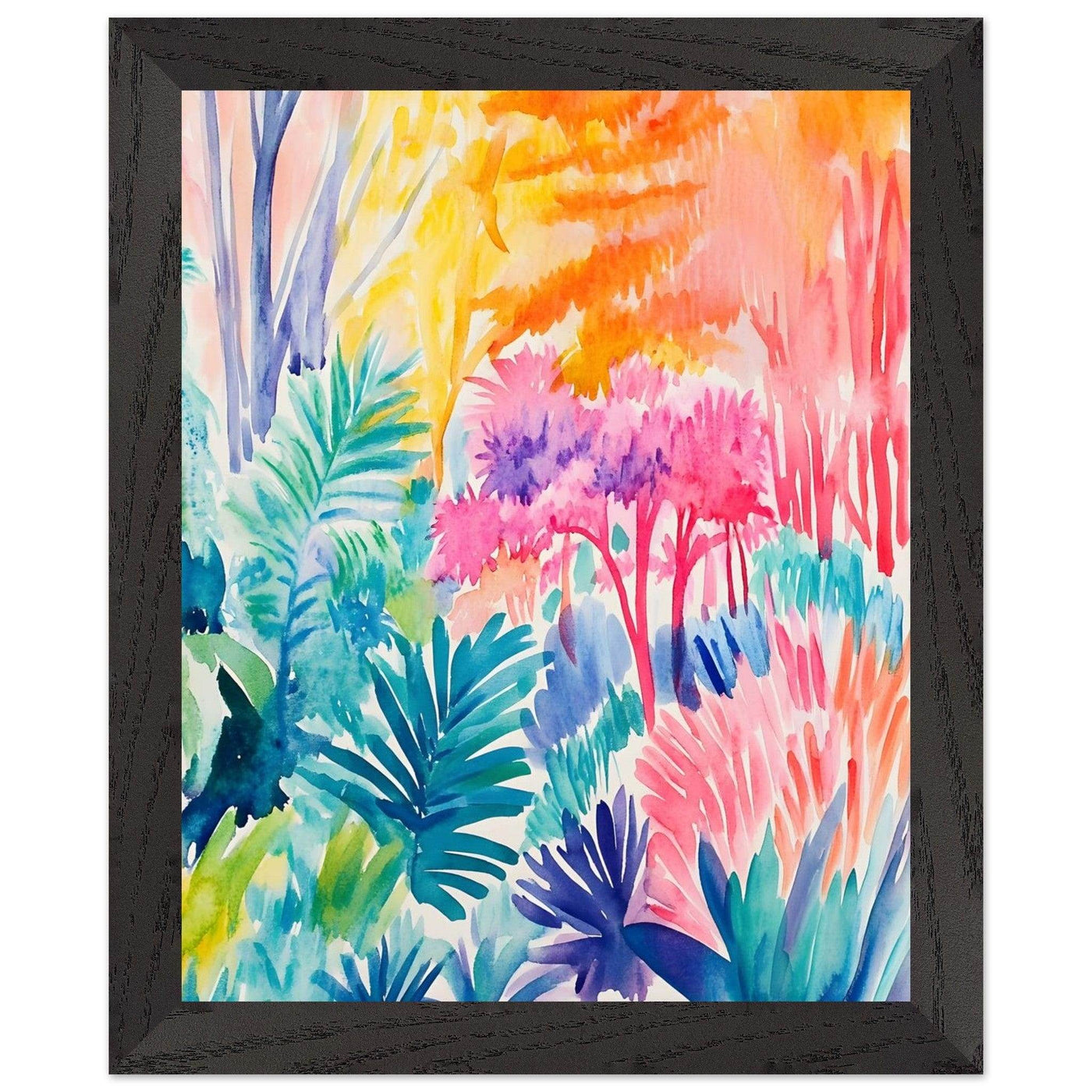 Vibrant Abstract Botanical Matisse Style - Vibrantwalls