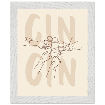 Framed Gin Quote Artwork for Gin Lovers - Perfect Decor for Home or Bar - Vibrantwalls