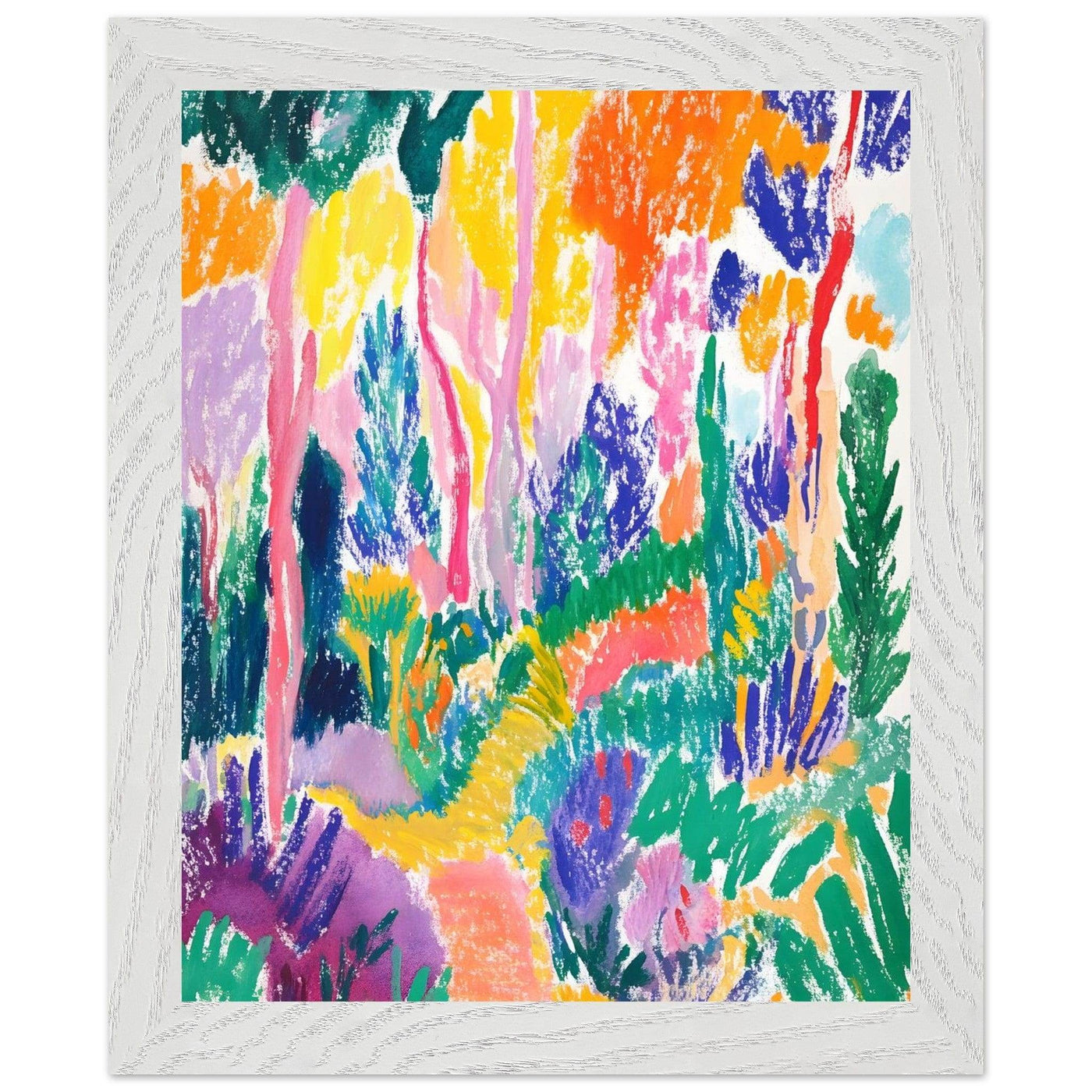 Vibrant Abstract Forest Henri Matisse - Vibrantwalls