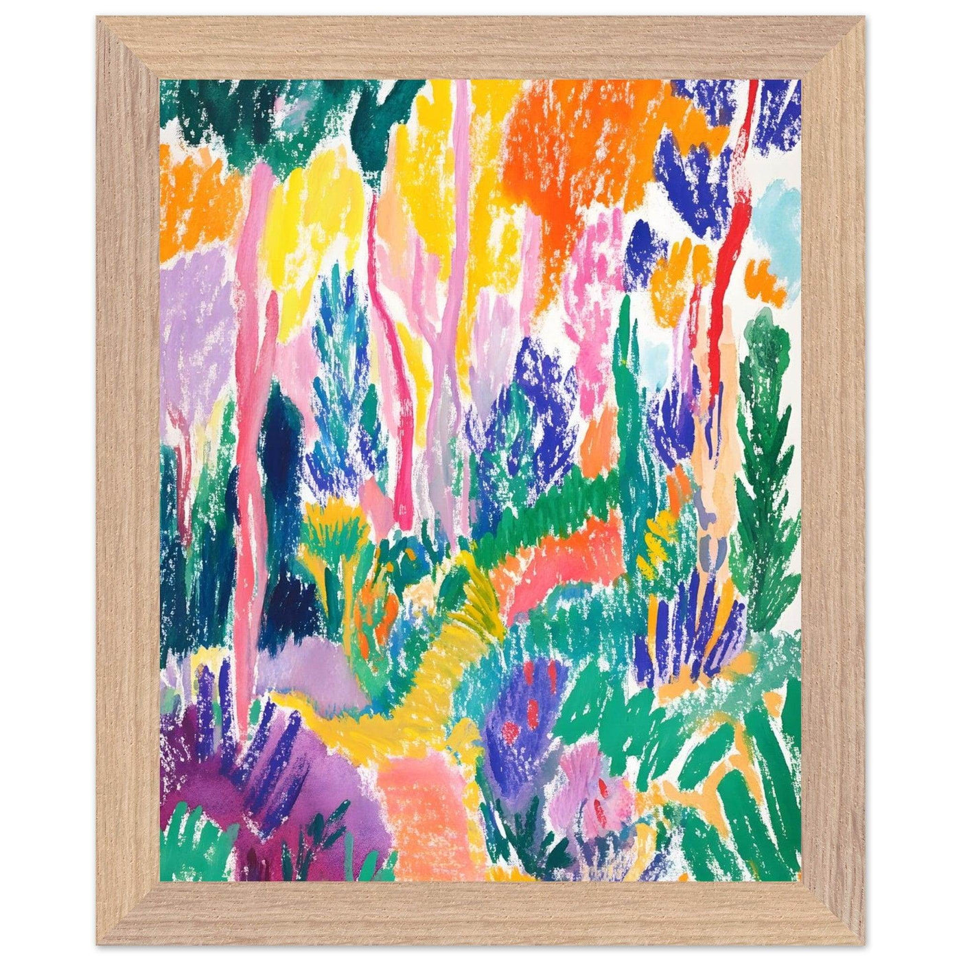 Vibrant Abstract Forest Henri Matisse - Vibrantwalls