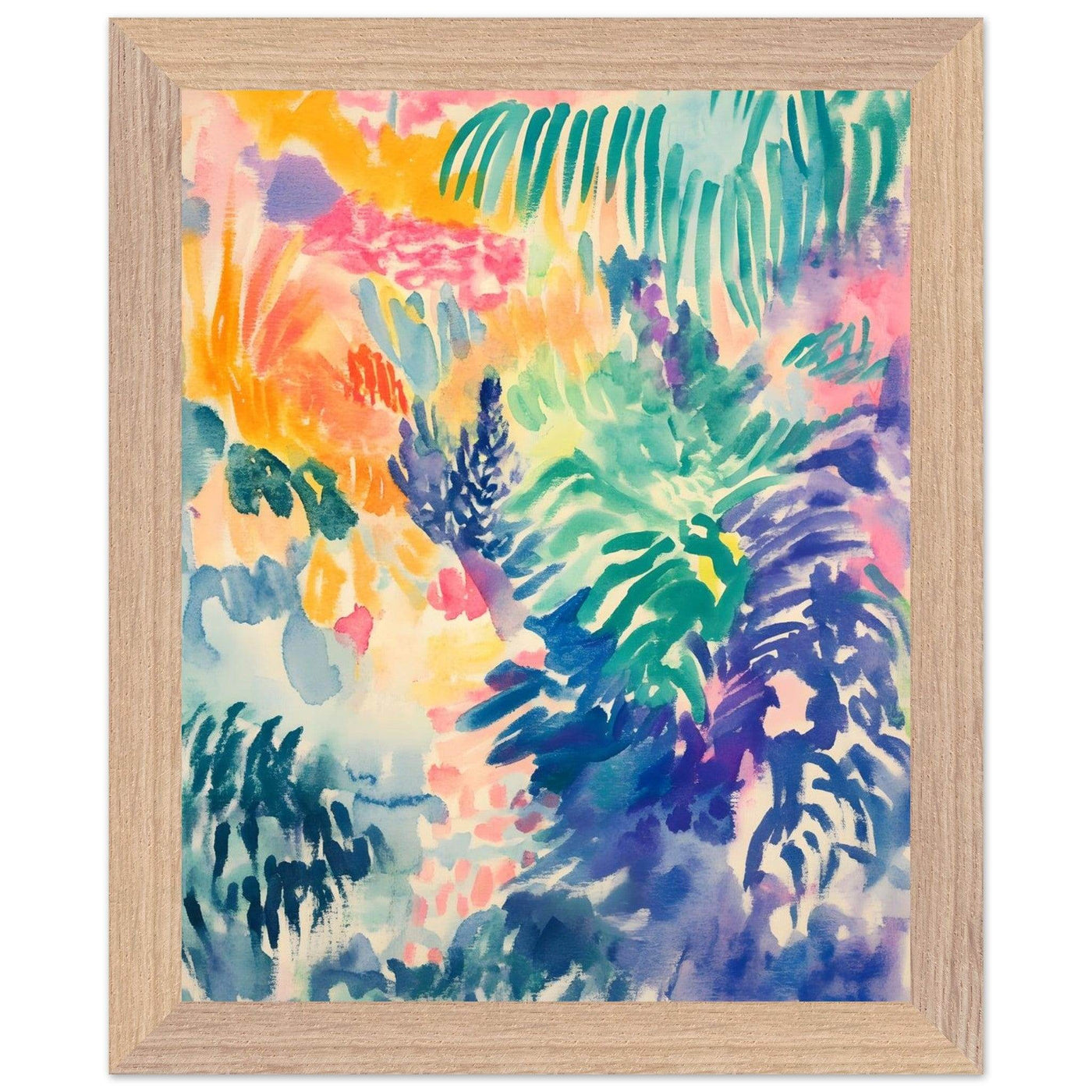 Abstract Floral - Vibrantwalls