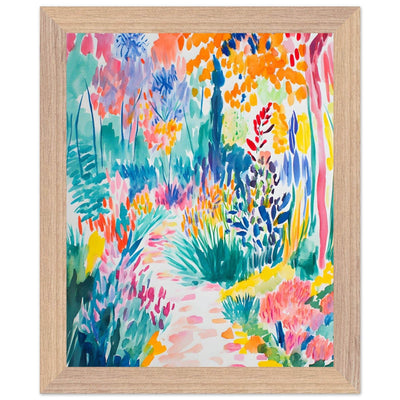 Vibrant Matisse Style Abstract Garden - Vibrantwalls