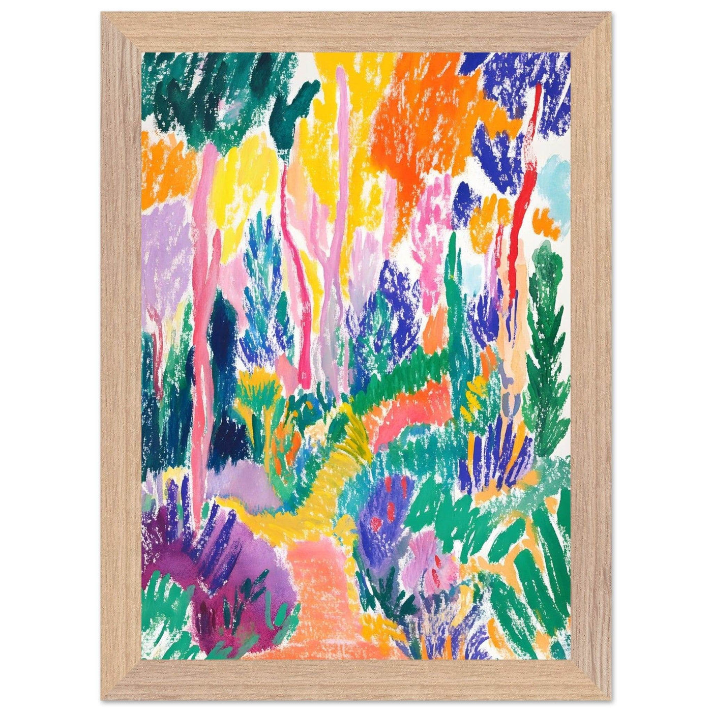 Vibrant Abstract Forest Henri Matisse - Vibrantwalls