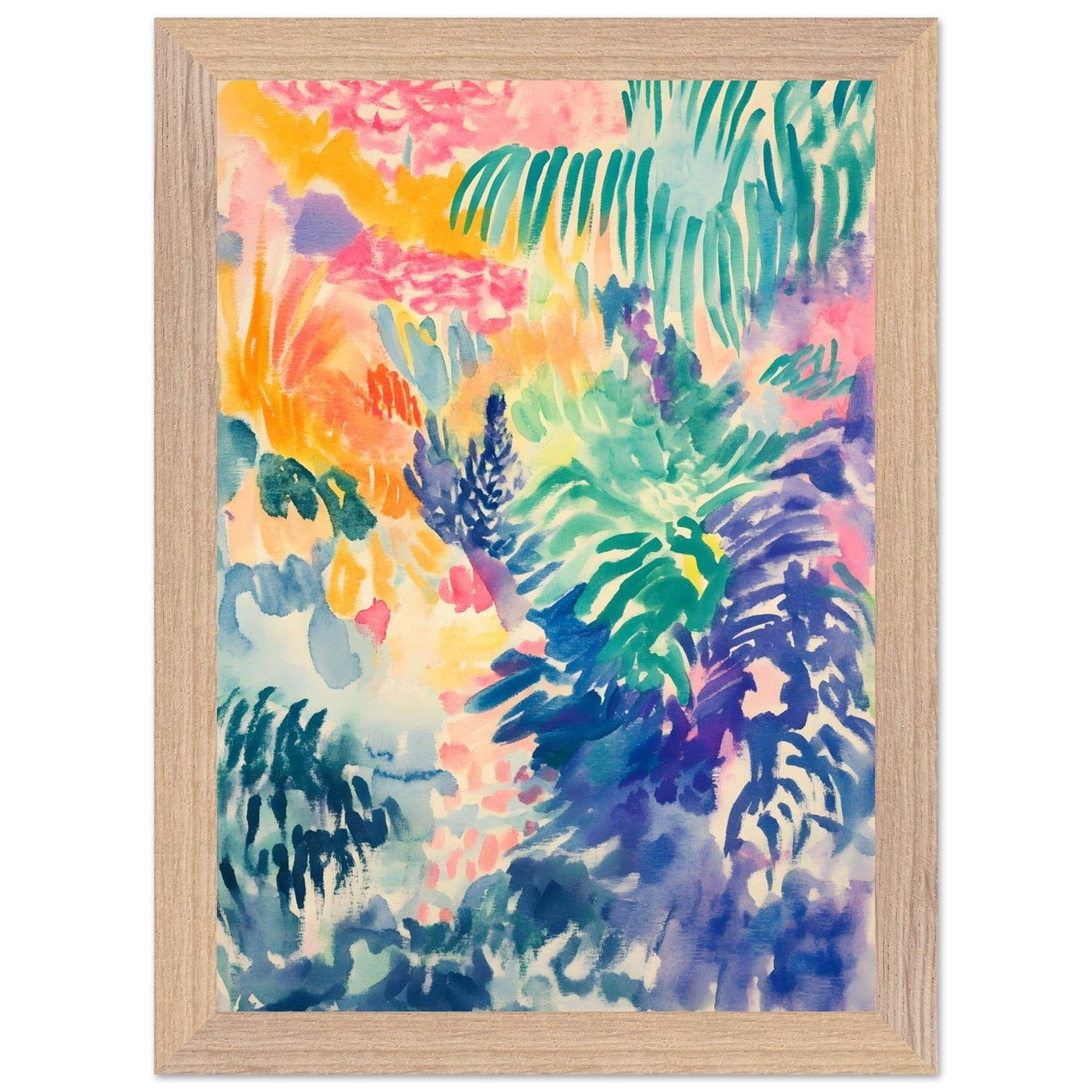 Abstract Floral - Vibrantwalls