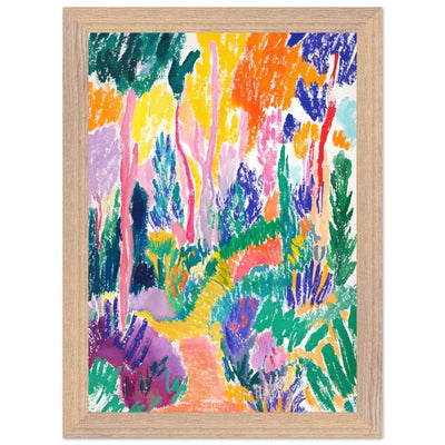 Vibrant Abstract Forest Henri Matisse - Vibrantwalls