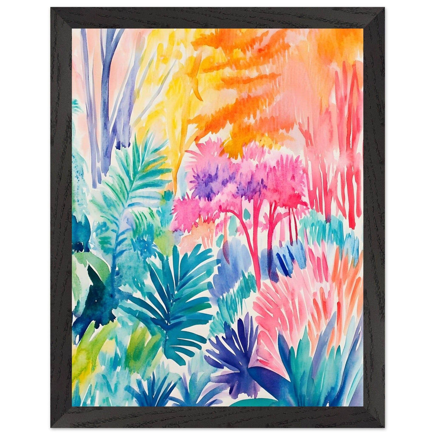 Vibrant Abstract Botanical Matisse Style - Vibrantwalls