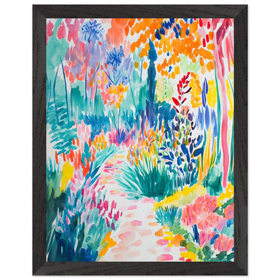 Vibrant Matisse Style Abstract Garden - Vibrantwalls