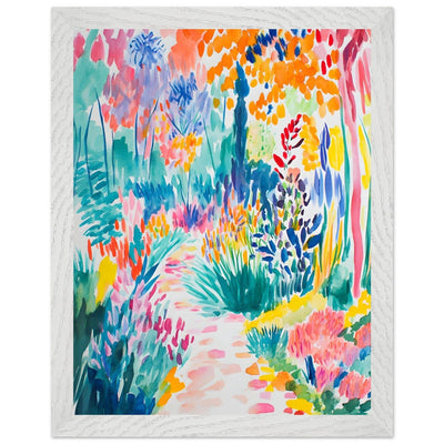 Vibrant Matisse Style Abstract Garden - Vibrantwalls