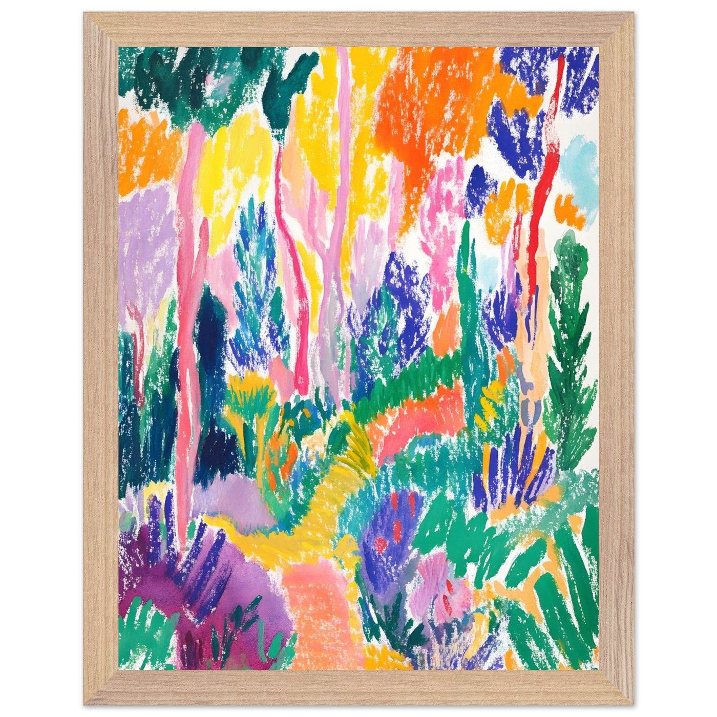 Vibrant Abstract Forest Henri Matisse - Vibrantwalls