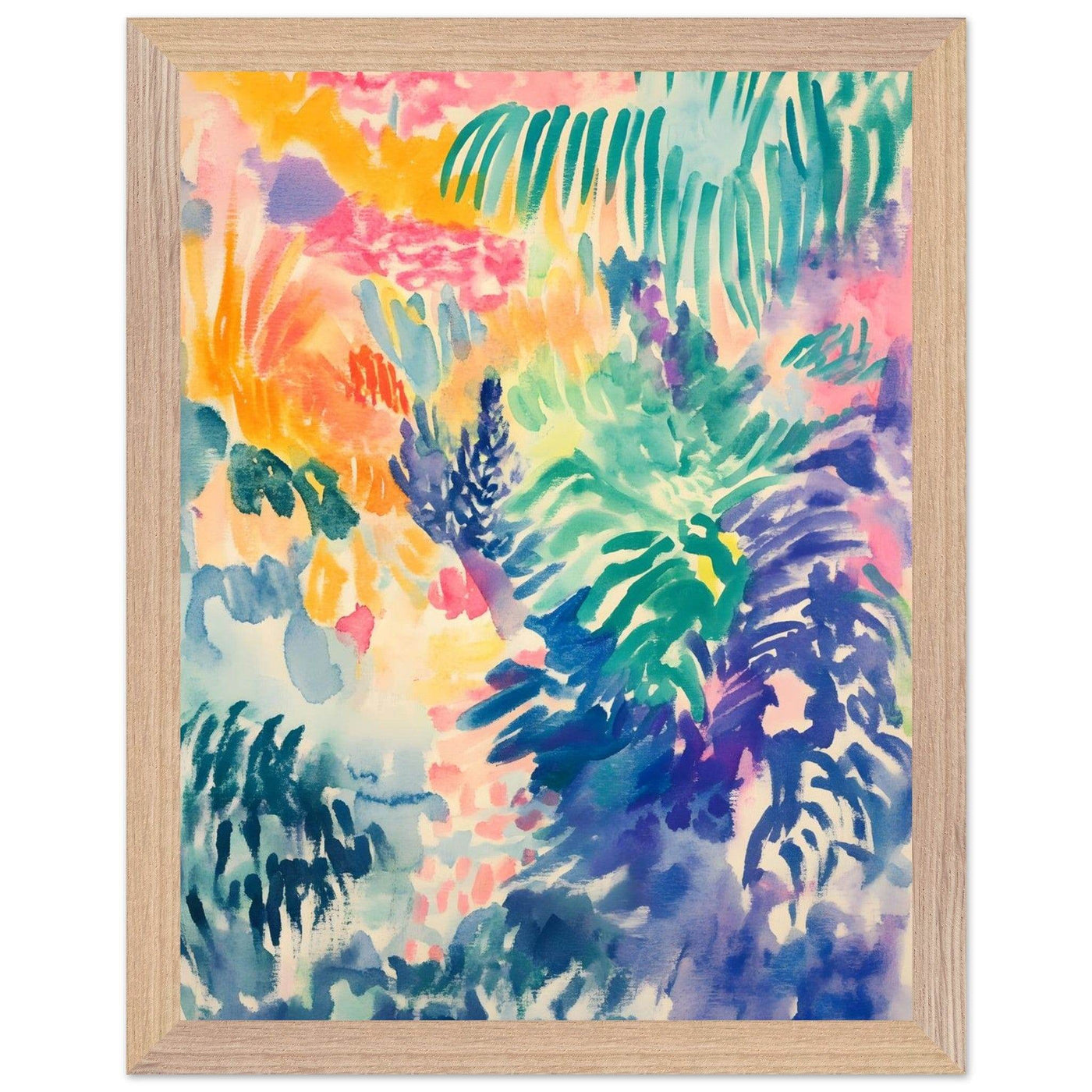 Abstract Floral - Vibrantwalls