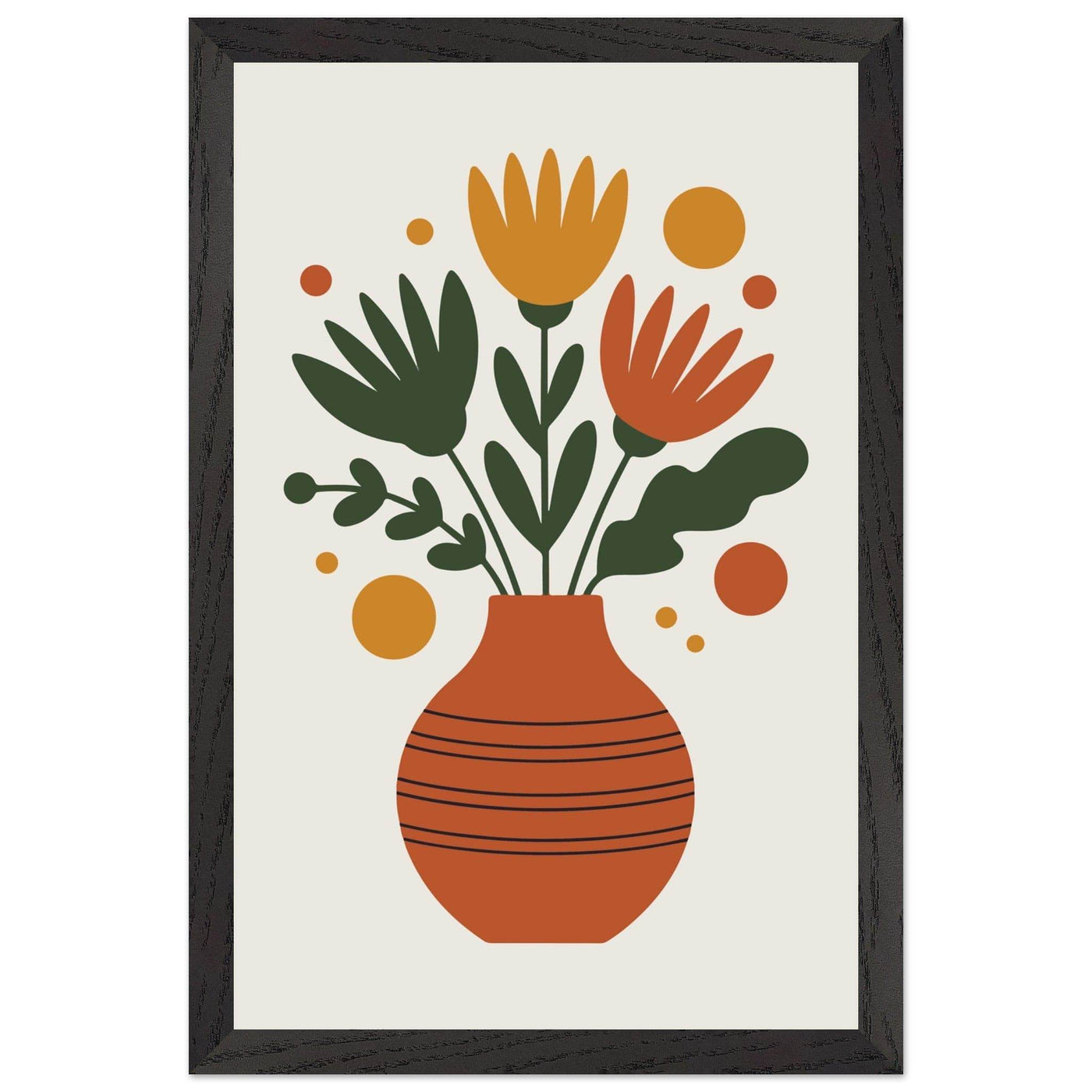 Boho Floral Harmony - Vibrantwalls