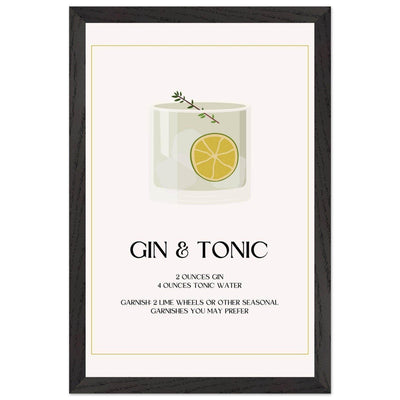 Chic Gin & Tonic Recipe - Vibrantwalls