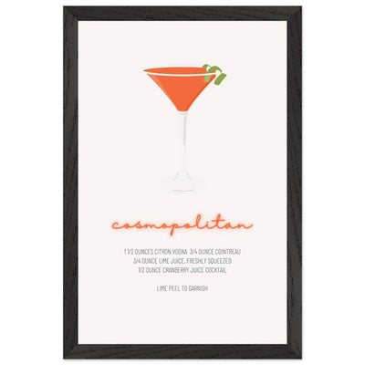 Cosmopolitan Cocktail Recipe Pink Vodka Cranberry Drink - Refreshing Cocktail Delight - Vibrantwalls
