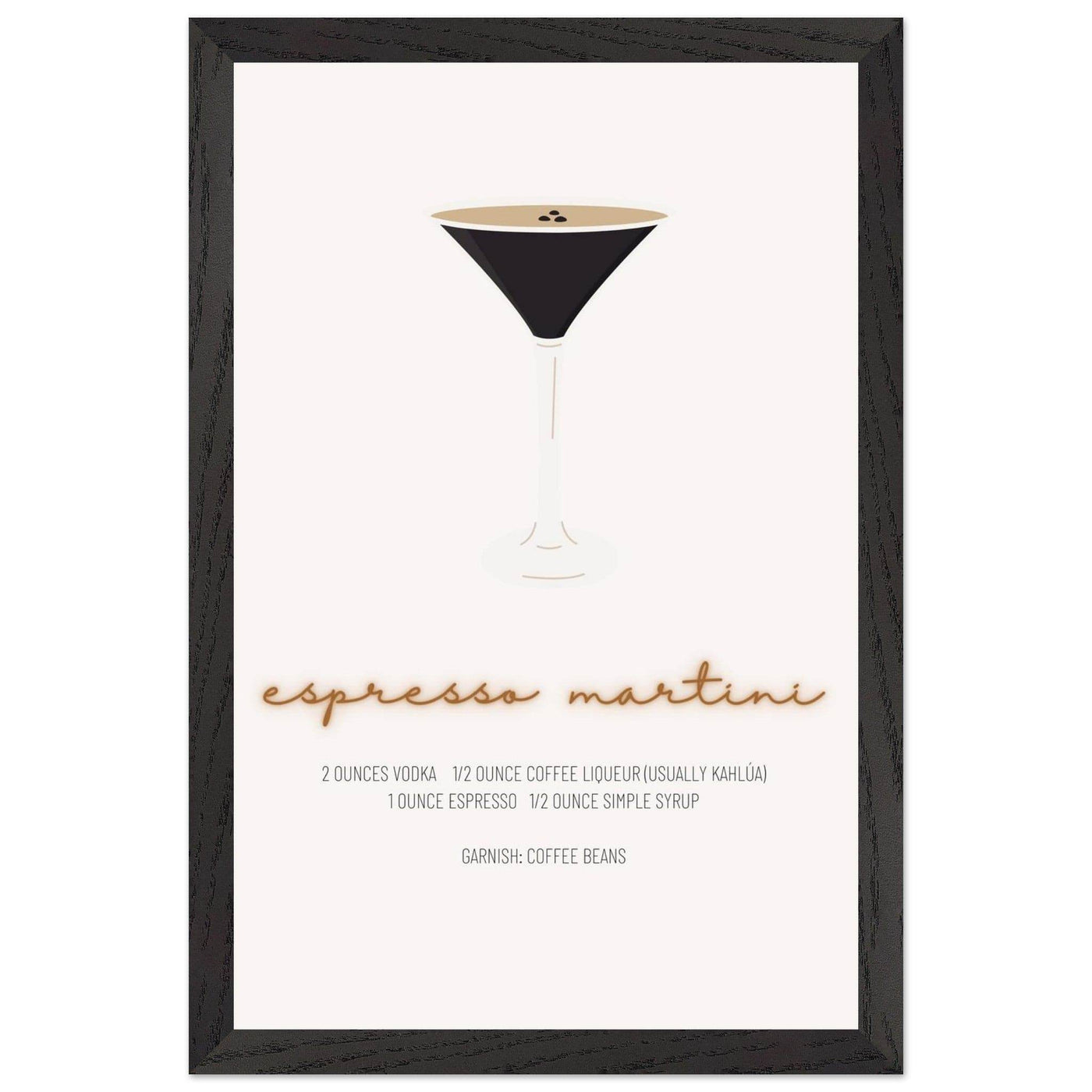 Espresso Martini Cocktail Recipe - Vibrantwalls