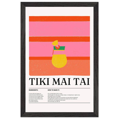 Vibrant Tiki Mai Tai Cocktail Recipe - Vibrantwalls