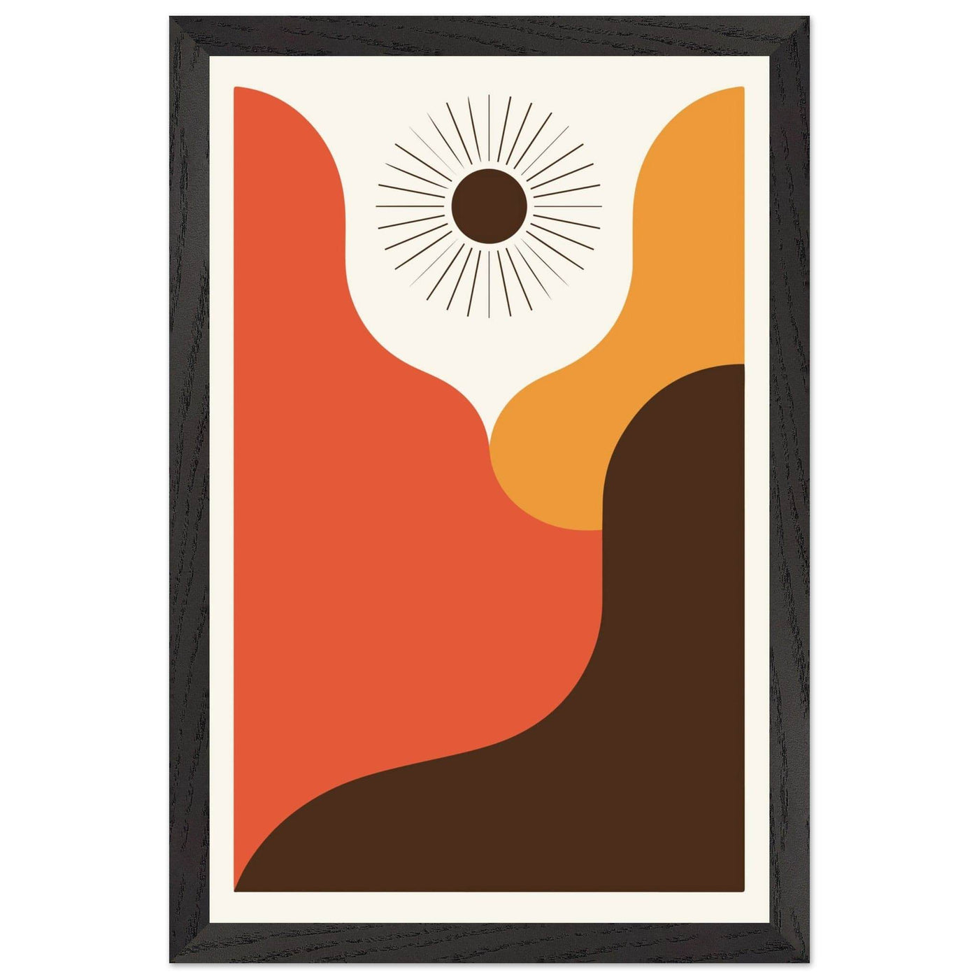 Abstract Desert Sun - Vibrantwalls