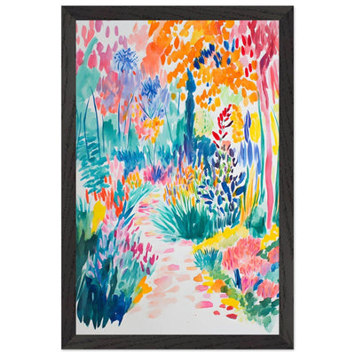 Vibrant Matisse Style Abstract Garden - Vibrantwalls