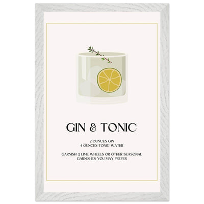 Chic Gin & Tonic Recipe - Vibrantwalls