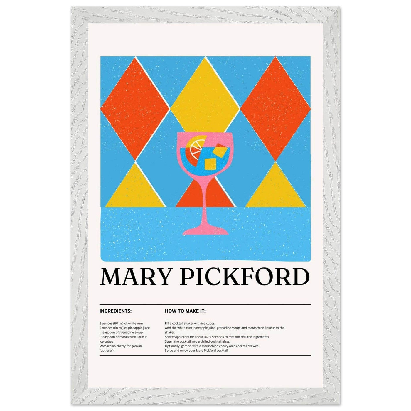 Mary Pickford Cocktail Recipe - Vibrantwalls