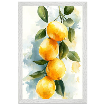 Vintage Italian Coastal Drive Amalfi Lemon Grove - Vibrantwalls