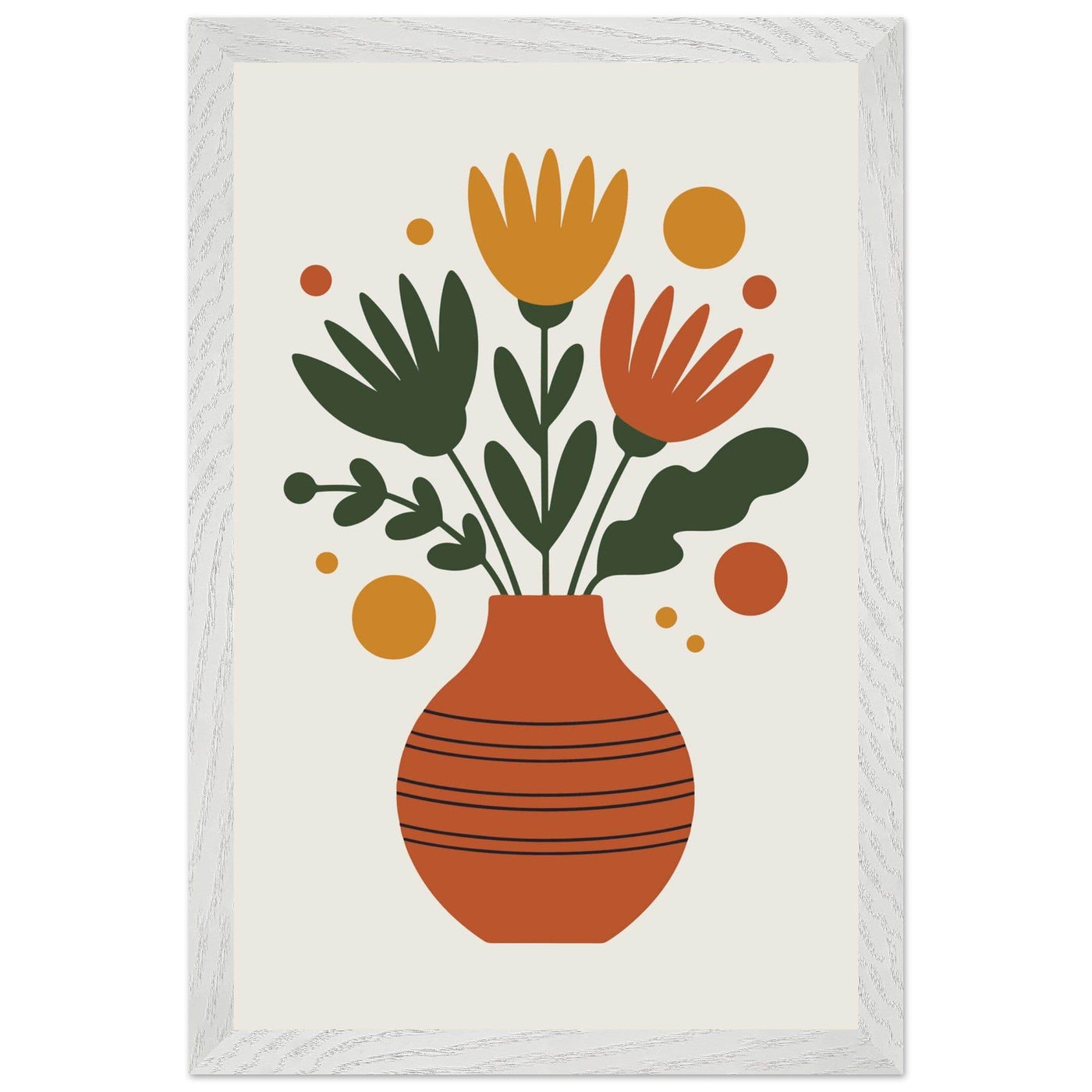 Boho Floral Harmony - Vibrantwalls