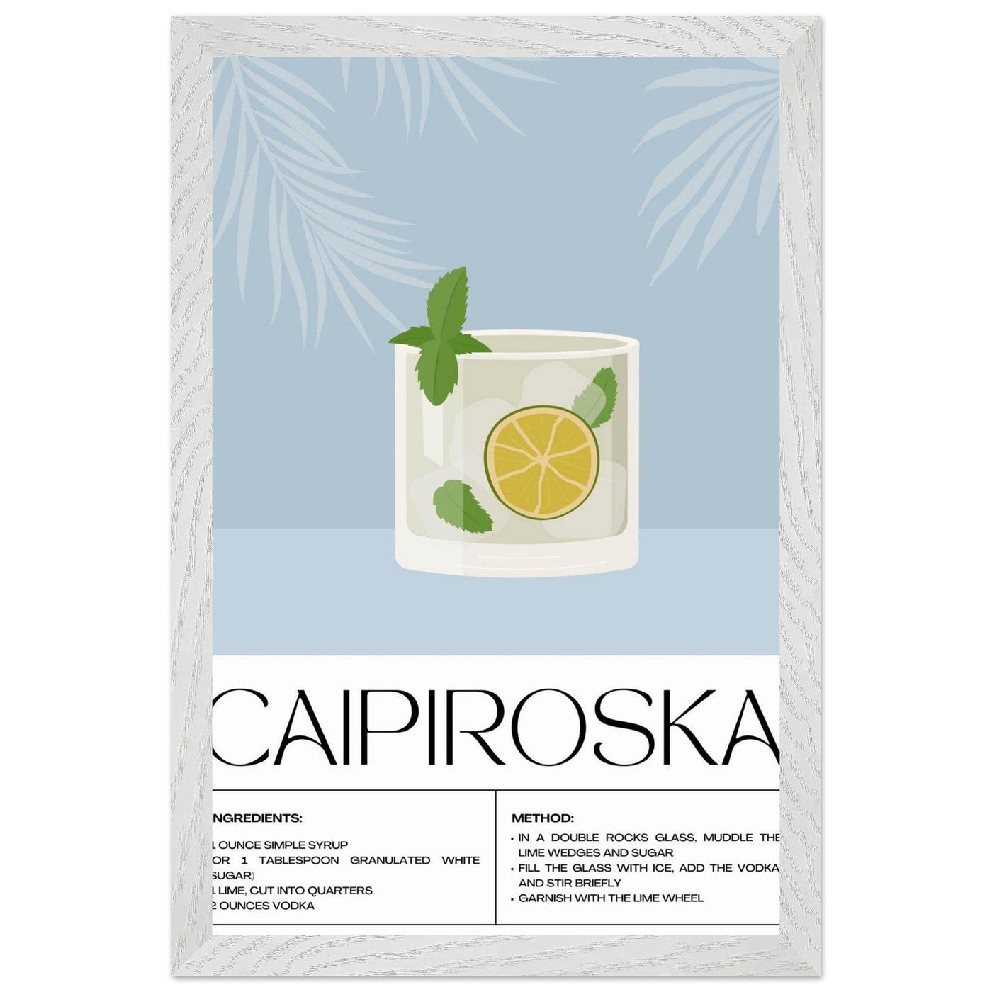 Caipiroska Cocktail Recipe - Vibrantwalls