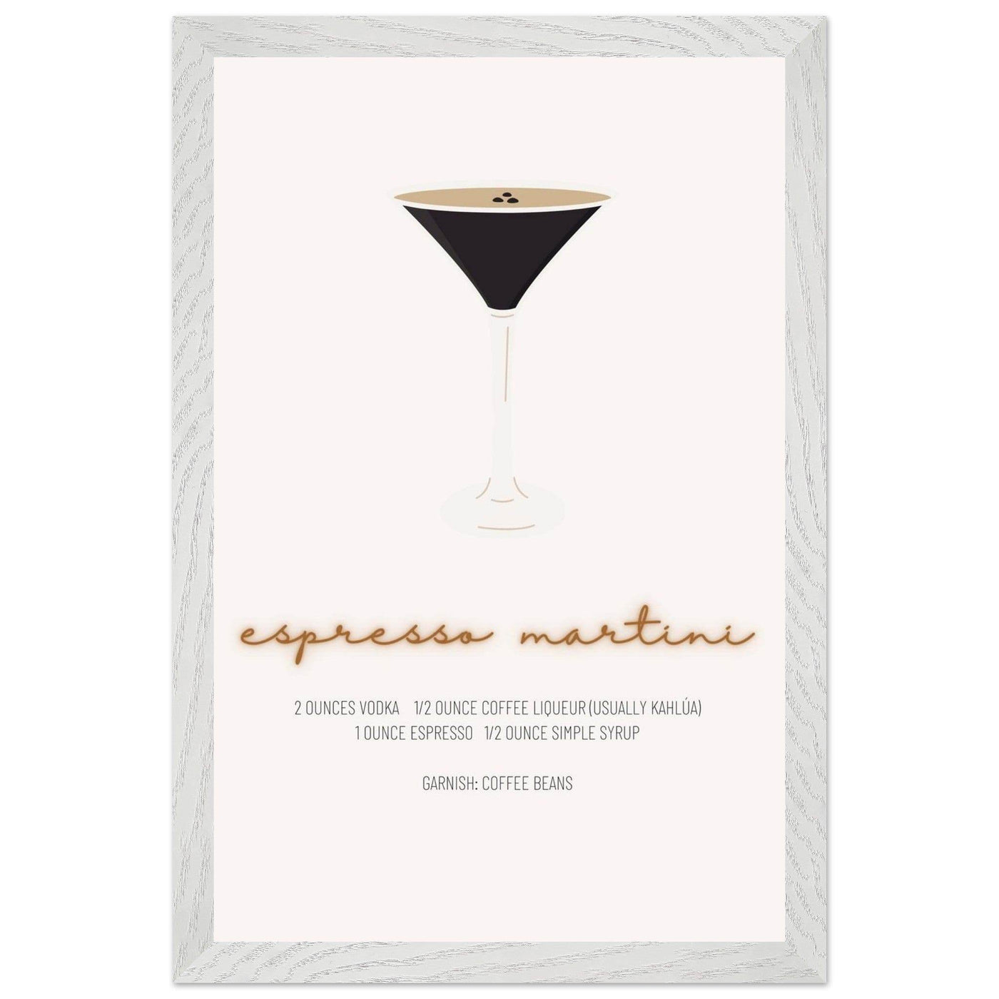 Espresso Martini Cocktail Recipe - Vibrantwalls
