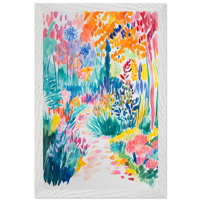 Vibrant Matisse Style Abstract Garden - Vibrantwalls