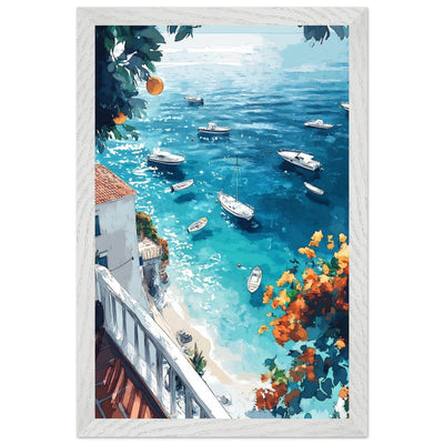 Vintage Italian Coastal View - Vibrantwalls