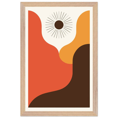 Abstract Desert Sun - Vibrantwalls