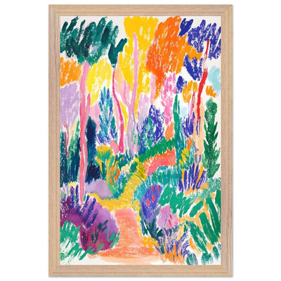Vibrant Abstract Forest Henri Matisse - Vibrantwalls