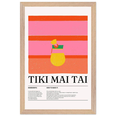 Vibrant Tiki Mai Tai Cocktail Recipe - Vibrantwalls