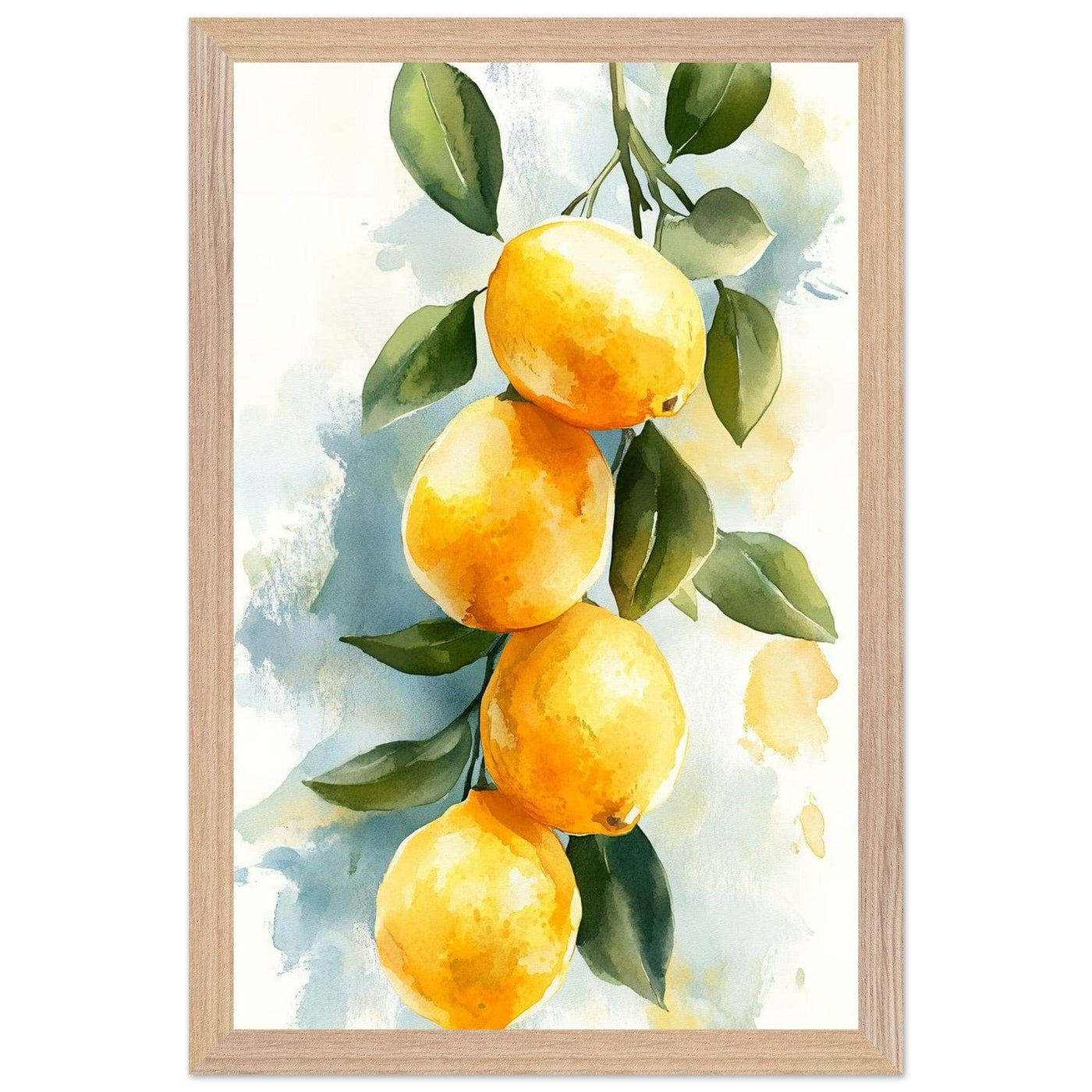 Vintage Italian Coastal Drive Amalfi Lemon Grove - Vibrantwalls